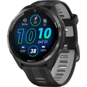 Смарт-годинник Garmin Forerunner 965 Carbon Gray Titanium Bezel w. Blk Case and Blk/Powder Gray S. Band (010-02809-00/10)