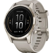Смарт-часы Garmin Epix Pro (Gen 2) Sapphire Edition 42mm Soft Gold with Light Sand Band (010-02802-10/11)