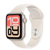 Apple Watch SE 3 GPS + Cellular 40mm Starlight Aluminum Case with Starlight Sport Band - S/M (MEP64)
