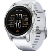 Смарт-часы Garmin Epix Pro (Gen 2) 42mm Silver with Whitestone Band (010-02802-00/01)