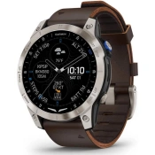 Смарт-годинник Garmin D2 Mach 1 Aviator Smartwatch with Oxford Brown Leather Band (010-02582-54/55)