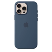 Чехол Silicone Case with MagSafe iPhone 16 Pro Max Denim