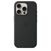 Чехол Silicone Case with MagSafe iPhone 16 Pro Max Black