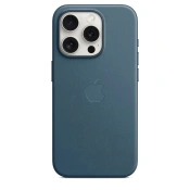 Чехол Apple iPhone 15 Pro FineWoven Case with MagSafe - Pacific Blue (MT4Q3)
