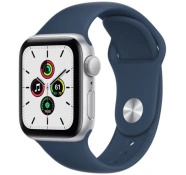 Смарт-часы Apple Watch SE GPS 40mm Silver Aluminum Case w. Abyss Blue S. Band (MKNY3)