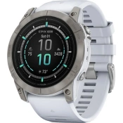 Смарт-часы Garmin Epix Pro (Gen 2) Sapphire Edition 51mm Titanium with Whitestone Band (010-02804-10/11)