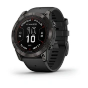 Смарт-годинник Garmin Fenix 7X Pro Sapphire Solar Carbon G. DLC Tit. with Black Band (010-02778-10/11/54)