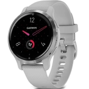 Смарт-годинник Garmin Venu 2S Silver Stainless Steel Bezel with Mist Gray Case and Silicone Band (010-02429-12/02)