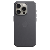 Чехол Apple iPhone 15 Pro FineWoven Case with MagSafe - Black (MT4H3)