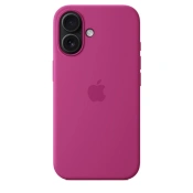 Чехол Silicone Case with MagSafe iPhone 16 Fuchsia