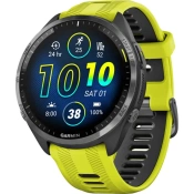Смарт-годинник Garmin Forerunner 965 Carbon Gray Titanium Bezel w. Black Case and Amp Yell/Black S. Band (010-02809-02/12)