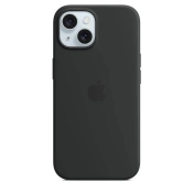 Чехол Apple iPhone 15 Silicone Case with MagSafe - Black (MT0J3)