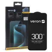 Захисне скло Veron ESD Big ARC edge  — iPhone 16 Pro/17 Black