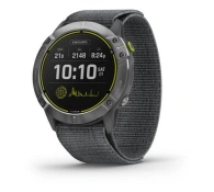 Смарт-годинник Garmin Enduro Steel with Gray UltraFit Nylon Strap (010-02408-00/10)