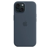Чехол Apple iPhone 15 Silicone Case with MagSafe - Storm Blue (MT0N3)