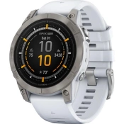 Смарт-часы Garmin Epix Pro (Gen 2) Sapphire Edition 47mm Titanium with Whitestone Band (010-02803-20/21)