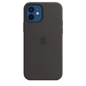 Чехол Apple iPhone 12/12 Pro Silicone Case with MagSafe - Black (MHL73)